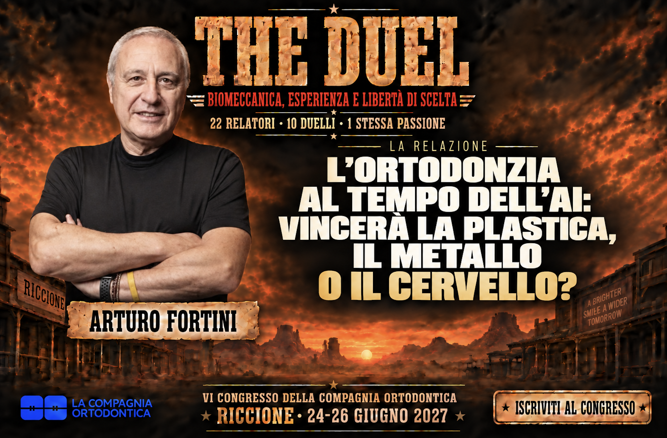 Arturo Fortini — L’ortodonzia al tempo dell’AI: vincerà la plastica, il metallo o il cervello?